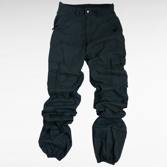 VINTAGEBillabongBlack Combat Fit Waist Y2K Cargo Snowboard Ski Pants